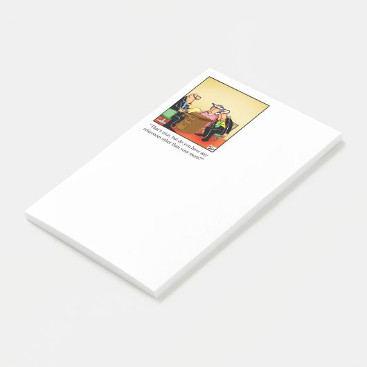 Business Humor Post- IT Notes (Schuin)