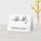 Business Humor Wenskaart Kaart (Gele Bloem)