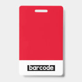 Business ID Employee Photo Name Badge Custom (Achterkant)