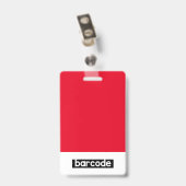 Business ID Employee Photo Name Badge Custom (Achterkant met clip)