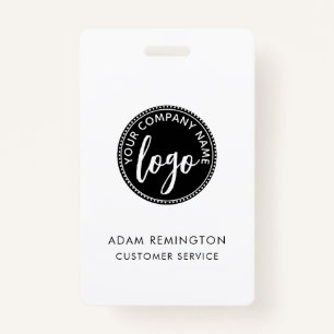 Business ID Logo Modern Aangepast personeel Badge