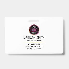 Business ID Logo | Moderne medewerkers op maat Badge