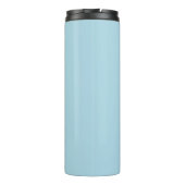 Business Information Light Blue Thermal Tumbler Thermosbeker (Achterkant)