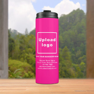 Business Information Roze Thermal Tumbler Thermosbeker