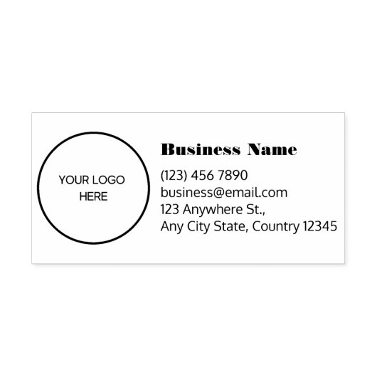  Business Information Self-Inking Stam Zelfinktende Stempel (Design)