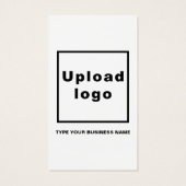 Business Information White Portret Rectangle Kaart (Achterkant)