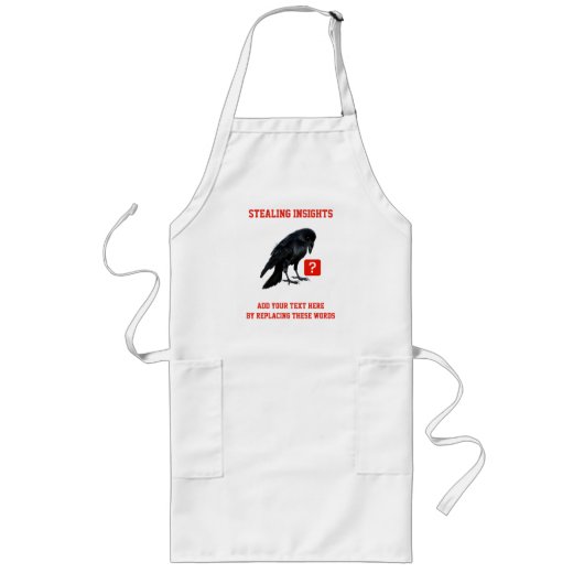 Business Intelligence Analist bij Custom Crow Lang Schort (Voorkant)
