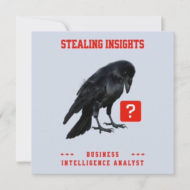 Business Intelligence-analist Crow (Voorkant)