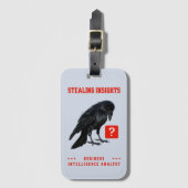 Business Intelligence Analist Crow Bagagelabel (Voorkant (verticaal))