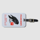 Business Intelligence Analist Crow Bagagelabel (Voorkant (horizontaal))