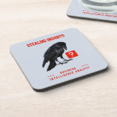 Business Intelligence-analist Crow Bier Onderzetter (Linkerzijde)