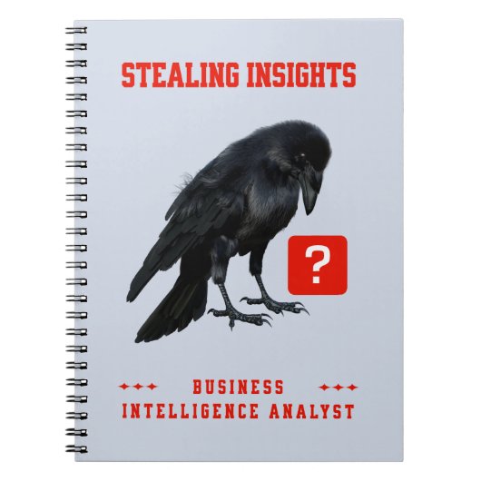 Business Intelligence-analist Crow Notitieboek (Voorkant)