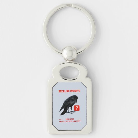 Business Intelligence Analist Crow Sleutelhanger (Voorkant)