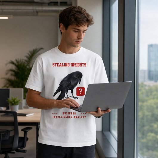 Business Intelligence-analist Crow T-shirt