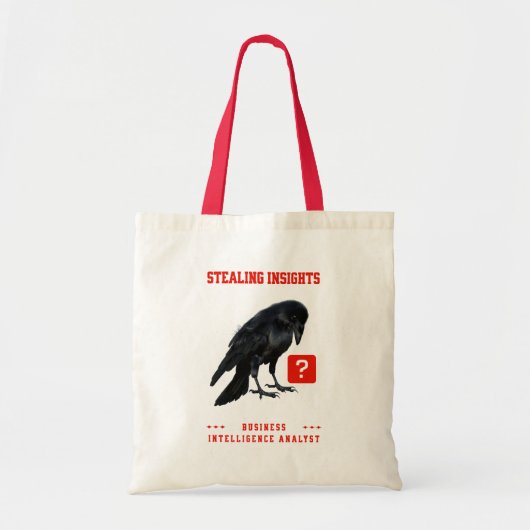 Business Intelligence-analist Crow Tote Bag (Voorkant)