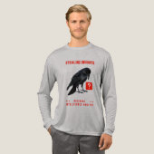 Business Intelligence Analist Crow Tri-Blend Shirt (Voorkant)