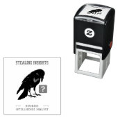 Business Intelligence-analist Crow Zelfinktende Stempel (In situ)