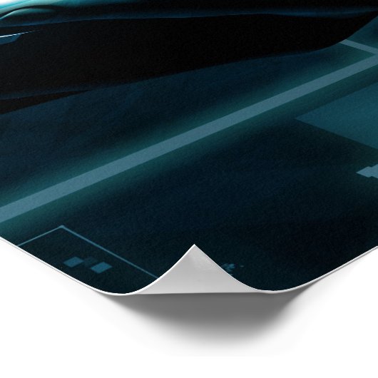 Business Intelligence met Abstracte gegevens Poster (Hoek)