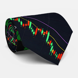 Business Japanese Candlestick Chart Stock Market Stropdas