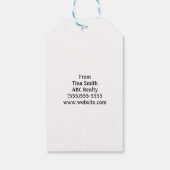 Business Je bent opgeboden Halloween Cadeaulabel (Achterkant)