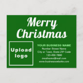 Business KerstGreen Holiday Briefkaart (Voorkant)