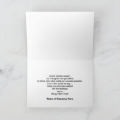 Business/Kerstmis/van de hele bende-groet Feestdagen Kaart (Binnen)