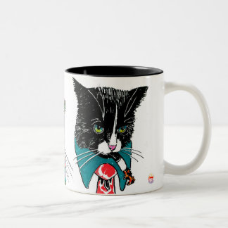 Business Kitties Mug Tweekleurige Koffiemok