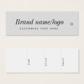 Business Label Hang Label Mini Visitekaartjes (Voorkant /achterkant)