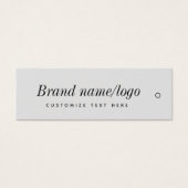 Business Label Hang Label Mini Visitekaartjes (Voorkant)