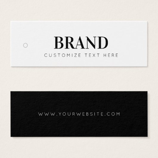 Business Label Hang Label Mini Visitekaartjes (Voorkant /achterkant)