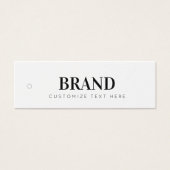Business Label Hang Label Mini Visitekaartjes (Voorkant)