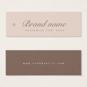 Business Label Hang Label Mini Visitekaartjes (Voorkant /achterkant)