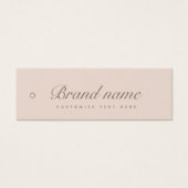 Business Label Hang Label Mini Visitekaartjes (Voorkant)
