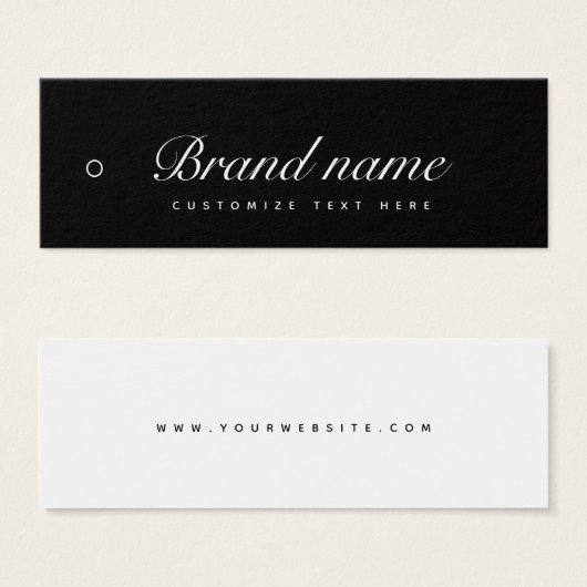 Business Label Hang Label Mini Visitekaartjes (Voorkant /achterkant)