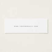 Business Label Hang Label Mini Visitekaartjes (Achterkant)