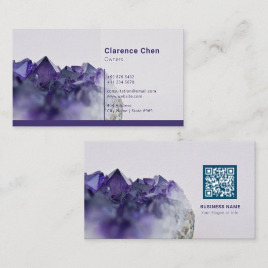 Business Lapidary | Minimalistisch Visitekaartje (Voorkant / Achterkant)