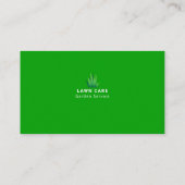 Business Lawn Logo | Eenvoudig minimalistisch mode Visitekaartje (Achterkant)