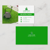 Business Lawn Logo | Eenvoudig minimalistisch mode Visitekaartje (Voorkant / Achterkant)