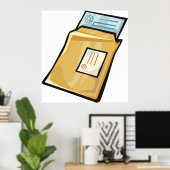 Business Letter Poster (Thuiskantoor)