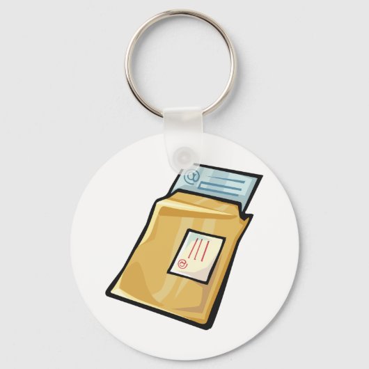 Business Letter Sleutelhanger (Achterkant)