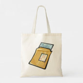 Business Letter Tote Bag (Achterkant)