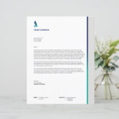Business Letterhead-Sjabloon (Staand voorkant)
