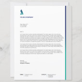 Business Letterhead-Sjabloon (Voorkant)