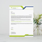 Business Letterhead-Sjabloon (Staand voorkant)