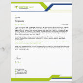 Business Letterhead-Sjabloon (Voorkant)