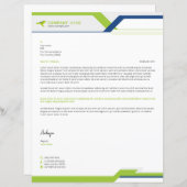 Business Letterhead-Sjabloon (Voorkant / Achterkant)