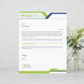 Business Letterhead-Sjabloon (Staand voorkant)