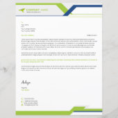 Business Letterhead-Sjabloon (Voorkant)