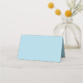 Business Light Blue Folded Loyalty Kaart (Achterkant)