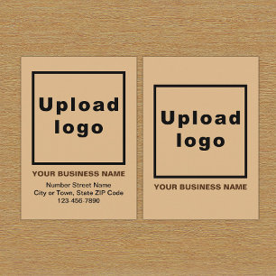 Business Light Brown Enclosure Kaart